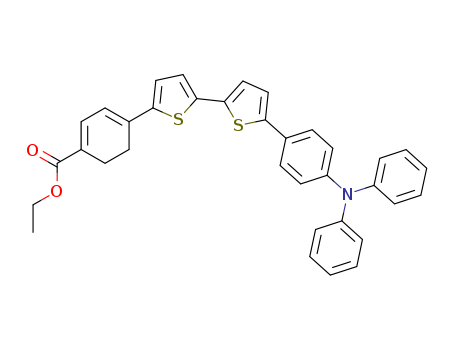 Ethyl 4-(5'-(4-(diphenylaMino)phenyl)-[2,2'-bithiophen]-5-yl)cyclohexa-1,3-dienecarboxylate