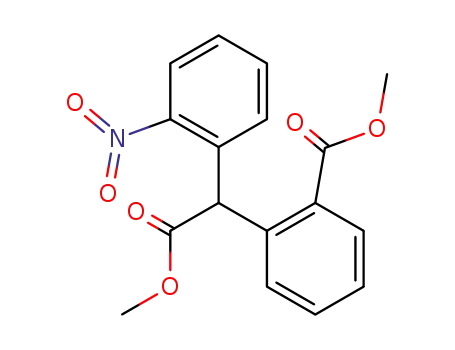 methyl 2-[2-(methoxycarbonyl)phenyl]-2-(2-nitrophenyl)acetate