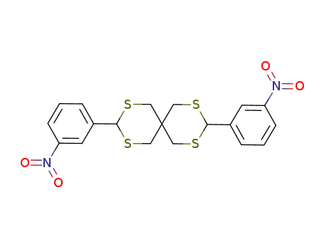 3,9-bis(3-nitrophenyl)-2,4,8,10-tetrathiaspiro[5.5]undecane