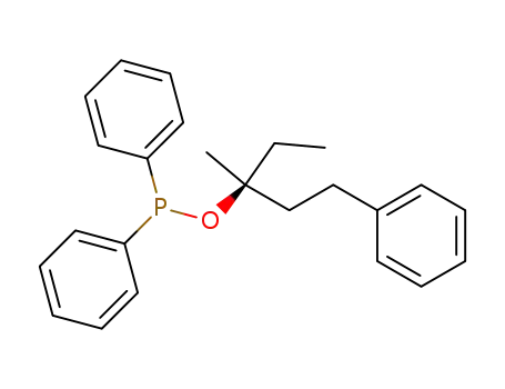 Phosphinous acid, diphenyl-, (1S)-1-ethyl-1-methyl-3-phenylpropyl ester
