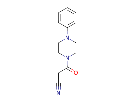 3-Oxo-3-(4-phenylpiperazino)propanenitrile
