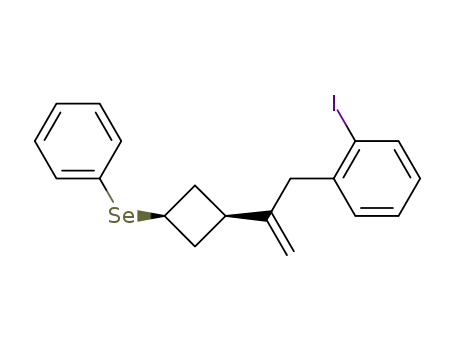 1-[2-(cis-3-phenylselanylcyclobutyl)allyl]-2-iodobenzene