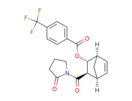 4-trifluoromethylbenzoic acid endo-3-(2-oxo-pyrrolidine-3-carbonyl)-bicyclo[2.2.1]hept-5-en-2-yl ester