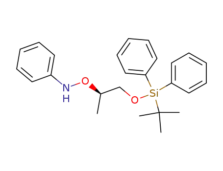 <i>O</i>-[2-(<i>tert</i>-butyl-diphenyl-silanyloxy)-1-methyl-ethyl]-<i>N</i>-phenyl-hydroxylamine