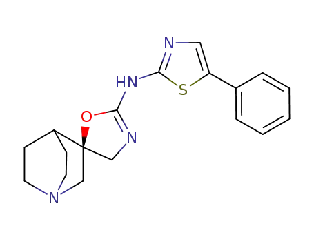(R)-N-(5-phenylthiazol-2-yl)-4H-1'-azaspiro[oxazole-5,3'-bicyclo[2.2.2]octan]-2-amine