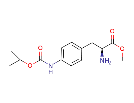 methyl (S)-2-amino-3-[4-(tert-butoxycarbonylamino)phenyl]propionate