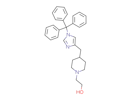 2-[4-(1-trityl-1<i>H</i>-imidazol-4-ylmethyl)-piperidin-1-yl]-ethanol