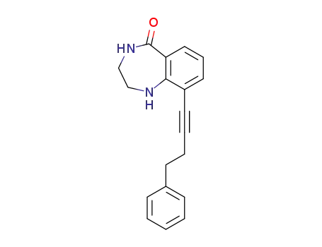 r-9-(4-Phenylbutynyl)-1,2,3,4-tetrahydro-benzo[e][1,4]diazepin-5-one