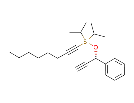 diisopropyl(oc-1-ynyl)(1-phenylprop-2-ynyloxy)silane