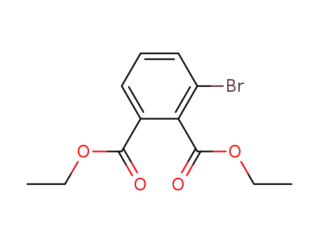 Molecular Structure of 127413-58-5 (1,2-Benzenedicarboxylic acid, 3-broMo-, 1,2-diethyl ester)