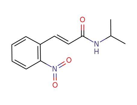 Molecular Structure of 159534-85-7 (N-isopropyl 2-nitrocinnamide)