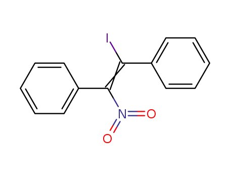Benzene, 1,1'-(1-iodo-2-nitro-1,2-ethenediyl)bis-
