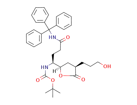 [(S)-1-[(2R,4R)-4-(3-Hydroxy-propyl)-5-oxo-tetrahydro-furan-2-yl]-3-(trityl-carbamoyl)-propyl]-carbamic acid tert-butyl ester