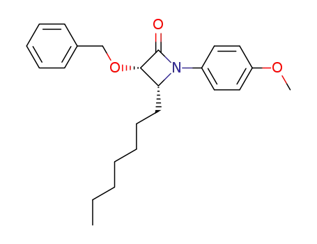 (3S,4R)-3-benzyloxy-4-heptyl-1-(4-methoxyphenyl)azetidin-2-one