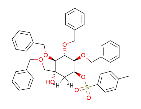 2,3,4,7-tetra-O-benzyl-1-O-(p-tolylsulfonyl)-5-epi-(6-<sup>(2)</sup>H<sub>2</sub>)valiolol