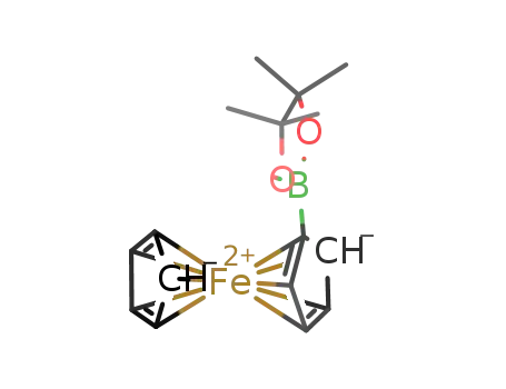 Molecular Structure of 112579-52-9 ((4,4,5,5-tetramethyl-1,3,2-dioxaborolane-2-yl)ferrocene)