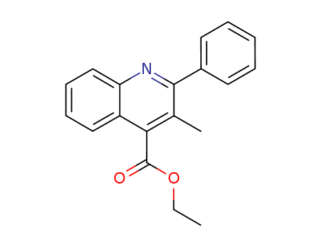 4-Quinolinecarboxylicacid, 3-methyl-2-phenyl-, ethyl ester cas  5471-16-9