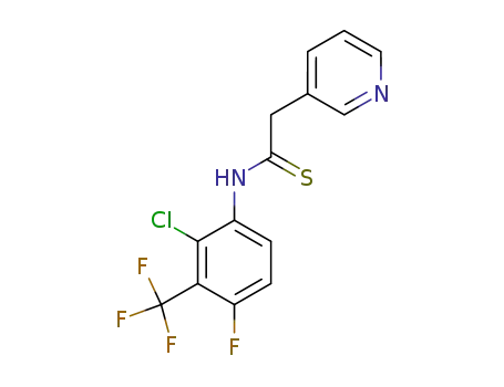 N-(2-chloro-4-fluoro-3-trifluoromethylphenyl)-2-pyridin-3-ylthioacetamide