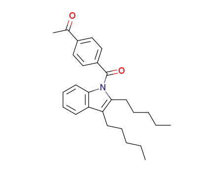 1-(4-acetylbenzoyl)-2,3-dipentylindole