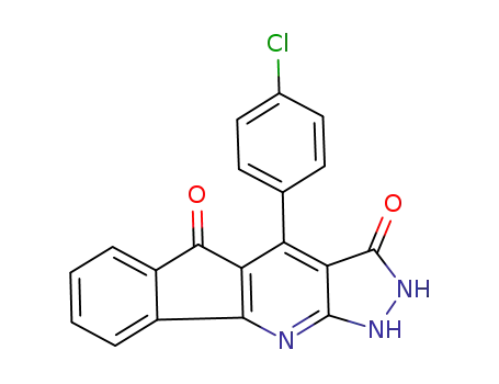 4-(4-chlorophenyl)-1,2-dihydro-5H-indeno[1,2-b]pyrazolo[4,3-e]pyridin-3,5-dione
