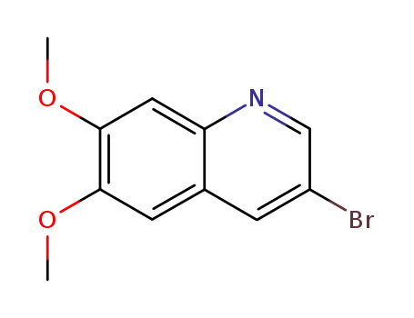 Molecular Structure of 850352-73-7 (3-Bromo-6,7-dimethoxyquinoline)