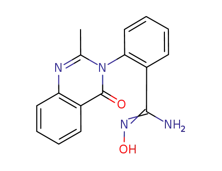 2-(3,4-dihydro-2-methyl-4-oxoquinazolin-3-yl)benzamide oxime