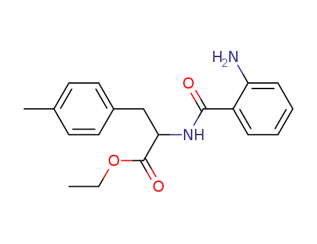 2-(2-aminobenzoylamino)-3-p-tolylpropionic acid ethyl ester