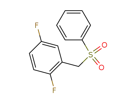 Benzene, 1,4-difluoro-2-[(phenylsulfonyl)methyl]-