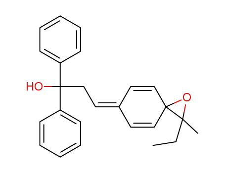 2-ethyl-2-methyl-6-(3-hydroxy-3,3-diphenylpropylidene)-1-oxaspiro[2.5]octa-4,7-diene