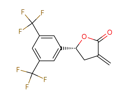 (R)-5-(3,5-bis-trifluoromethyl-phenyl)-3-methylene-tetrahydro-furan-2-one