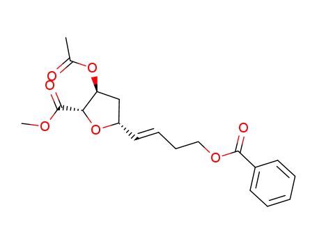methyl (2S,3S,5R,6E)-3-acetoxy-9-benzoyloxy-2,5-oxy-6-nonenoate