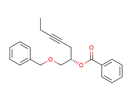 Benzoic acid (S)-1-benzyloxymethyl-hex-3-ynyl ester