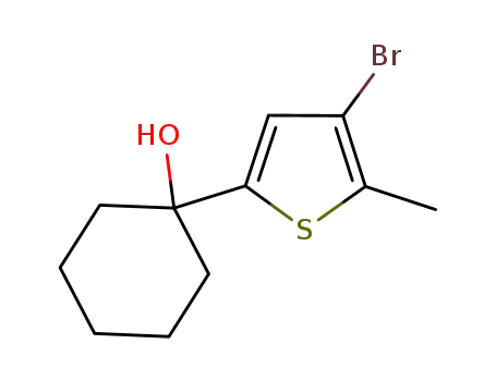 1-(4-bromo-5-methylthiophen-2-yl)cyclohexanol
