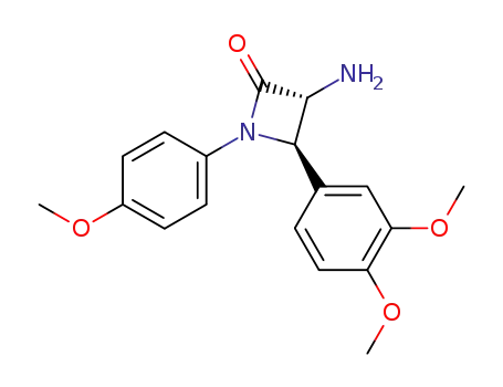 (3R,4R)-3-Amino-4-(3,4-dimethoxy-phenyl)-1-(4-methoxy-phenyl)-azetidin-2-one