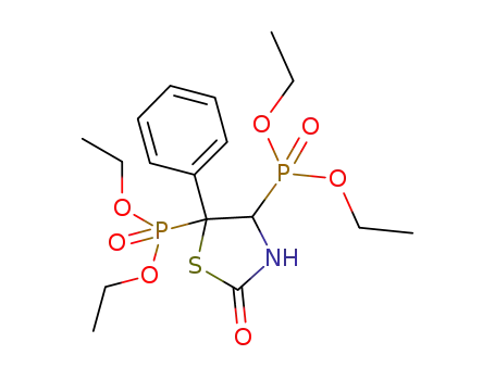 O,O-diethyl 2-oxo-5-phenyl-4H-1,3-thiazolidine-4,5-bisphosphonate