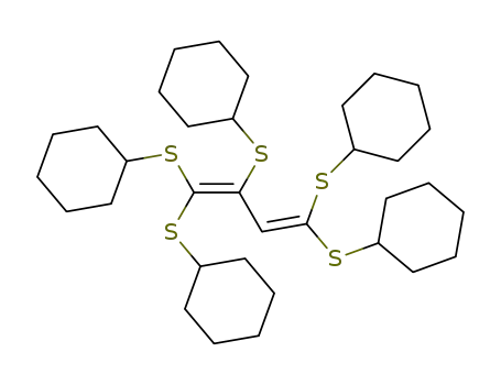 1,1,2,4,4-pentakis(cyclohexylsulfanyl)buta-1,3-diene