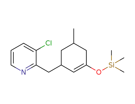 (3-((3-chloropyridin-2-yl)methyl)-5-methylcyclohex-1-enyloxy)trimethylsilane