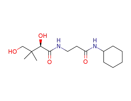Molecular Structure of 1096156-70-5 (N-cyclohexyl pantothenamide)