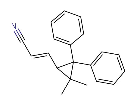 (E)-3-(2,2-Dimethyl-3,3-diphenyl-cyclopropyl)-acrylonitrile