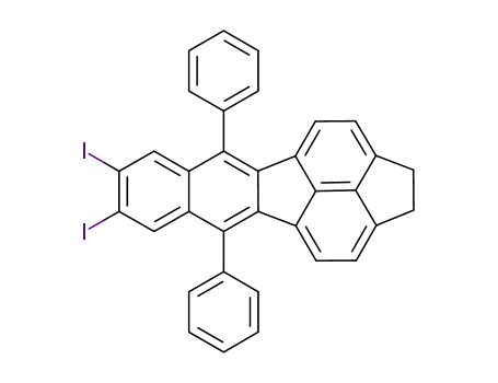 1,2-dihydro-7,8-diiodo-5,10-diphenylbenzo[k]cyclopenta[cd]fluoranthene