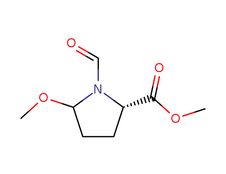 methyl N-formyl-α'-methoxy-L-prolinate