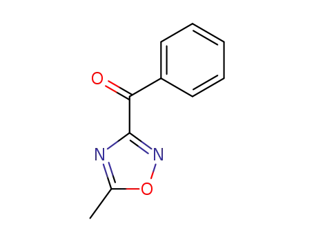 Molecular Structure of 23572-07-8 (Methanone, (5-methyl-1,2,4-oxadiazol-3-yl)phenyl-)