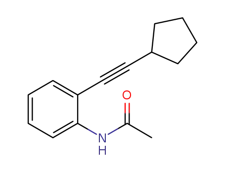 N-(2-cyclopentylethynyl-phenyl)-acetamide