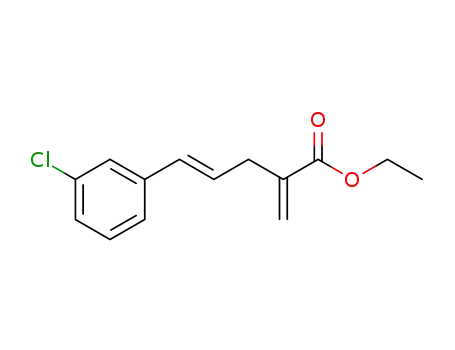 (E)-ethyl 5-(3-chlorophenyl)-2-methylenepent-4-enoate