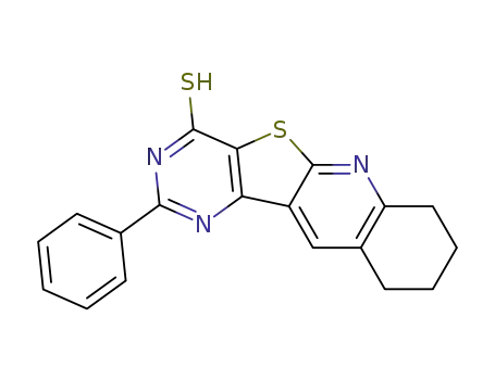 4-mercapto-2-phenyl-7,8,9,10-tetrahydropyrimido[4',5':4,5]thieno[2,3-b]quinoline
