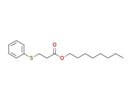 Molecular Structure of 936646-21-8 (PhSCH<sub>2</sub>CH<sub>2</sub>CO<sub>2</sub>CH<sub>2</sub>(CH<sub>2</sub>)6CH<sub>3</sub>)