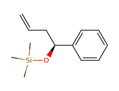 Molecular Structure of 139284-72-3 (Silane, trimethyl[(1-phenyl-3-butenyl)oxy]-, (S)-)