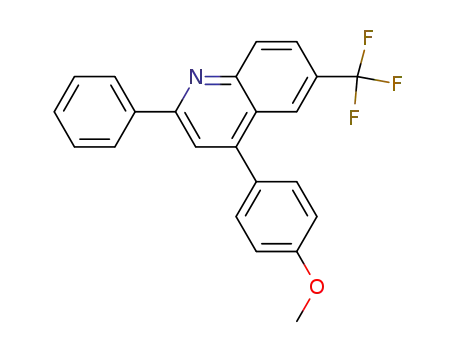 6-trifluoromethyl-4-(p-methoxyphenyl)-2-phenylquinoline