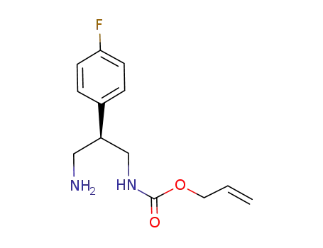 (R)-(-)-allyl (3-amino-2-(4-fluorophenyl)propyl)carbamate