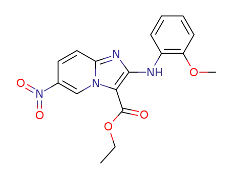 ethyl 2-(2-methoxyphenyl)amino-6-nitroimidazo[1,2-a]pyridine-3-carboxylate